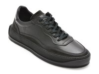 Pantofi sport BITE THE BULLET negri, HS220, din piele naturala - 1