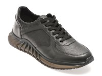 Pantofi sport BITE THE BULLET negri, KL210, din piele naturala - 1
