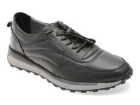 Pantofi sport BITE THE BULLET negri, OY5080, din piele naturala - 1