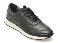 Pantofi sport BITE THE BULLET negri, SY330, din piele naturala - 1
