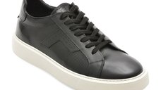 Pantofi sport BITE THE BULLET negri, WB008, din piele naturala lacuita
