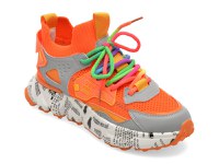 Pantofi sport BITE THE BULLET portocalii, 231681, din material textil - 1