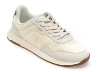Pantofi sport BOSS albi, 6481, din material textil - 1