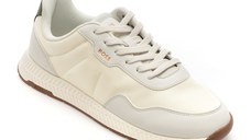 Pantofi sport BOSS albi, 6481, din material textil