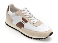 Pantofi sport BOSS albi, 8723, din material textil - 1
