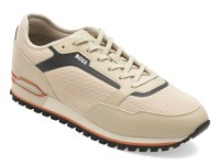 Pantofi sport BOSS bej, 7903, din material textil - 1