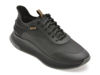Pantofi sport BOSS negri, 6488, din material textil - 1