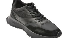 Pantofi sport BOSS negri, 6496, din material textil