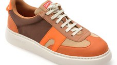 Pantofi sport CAMPER maro, RUNNER, din material textil