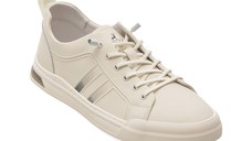 Pantofi sport CARIBU albi, V260005, din piele naturala