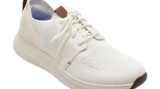 Pantofi sport CLARKS albi, MOTION TREK MX, din material textil