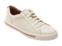 Pantofi sport CLARKS albi, UN MAUI LACE, din piele naturala - 1