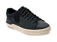 Pantofi sport CLARKS bleumarin, COURTLITE 2 RUN, din nabuc - 1