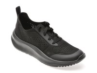 Pantofi sport CLARKS negri, SOLEVANA TIE, din material textil - 1