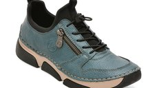 Pantofi sport de dama RIEKER 45951, albastri, din piele ecologica