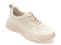 Pantofi sport EPICA albi, 18029, din piele naturala - 1
