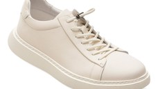Pantofi sport EPICA albi, 2205, din piele naturala