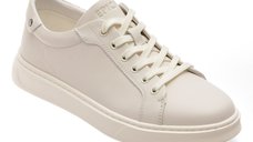 Pantofi sport EPICA albi, 59960, din piele naturala