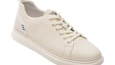 Pantofi sport EPICA albi, 8161, din piele naturala