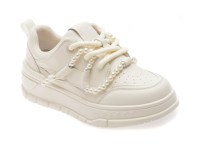 Pantofi sport EPICA albi, H809912, din piele ecologica - 1