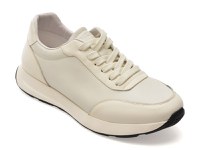 Pantofi sport EPICA albi, LN45, din piele naturala - 1