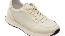 Pantofi sport EPICA albi, LN45, din piele naturala