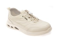 Pantofi sport EPICA albi, T9500, din piele naturala - 1