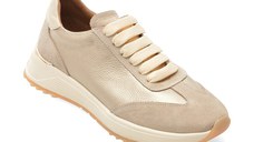 Pantofi sport EPICA aurii, 1001319, din piele naturala