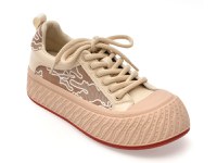 Pantofi sport EPICA bej, 8895, din material textil - 1