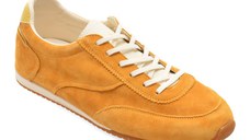 Pantofi sport EPICA galbeni, 60022, din piele intoarsa