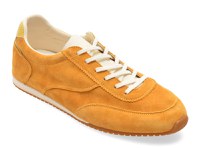 Pantofi sport EPICA galbeni, 60022, din piele intoarsa - 1