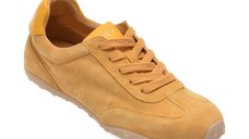 Pantofi sport EPICA galbeni, QS881, din piele intoarsa
