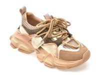 Pantofi sport EPICA maro, 5788, din material textil si piele naturala - 1