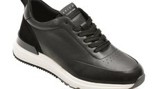 Pantofi sport EPICA negri, 19358, din piele naturala