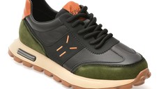 Pantofi sport EPICA negri, 31231, din piele naturala