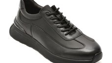 Pantofi sport EPICA negri, 312A, din piele naturala
