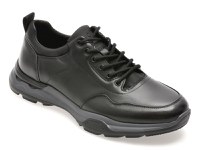 Pantofi sport EPICA negri, 58213, din piele naturala - 1