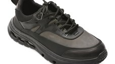 Pantofi sport EPICA negri, 703302, din piele naturala