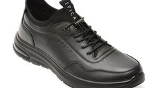 Pantofi sport EPICA negri, CCH14, din piele naturala