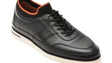 Pantofi sport EPICA negri, MU102, din piele naturala