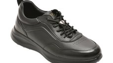 Pantofi sport EPICA negri, T25223, din piele naturala