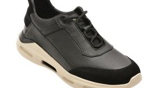 Pantofi sport EPICA negri, T26128, din piele naturala