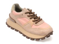 Pantofi sport EPICA roz, 2080, din material textil si piele naturala - 1