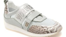 Pantofi sport ERISMA albastri, 135697F, din material textil si piele naturala