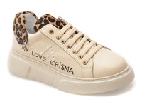 Pantofi sport ERISMA bej, 208907, din piele naturala - 1