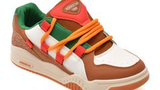 Pantofi sport FASHION maro, RB001, din piele ecologica