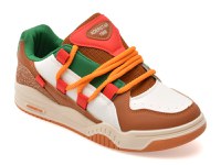 Pantofi sport FASHION maro, RB001, din piele ecologica - 1