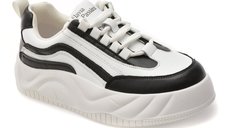 Pantofi sport FLAVIA PASSINI alb-negru, 566, din piele naturala