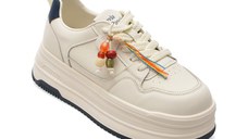 Pantofi sport FLAVIA PASSINI albi, 2869, din piele naturala