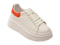 Pantofi sport FLAVIA PASSINI albi, 3F612, din piele naturala - 1